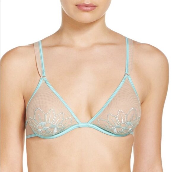 Free People Embroidered Embroidered Mesh B… - Picture 5 of 6